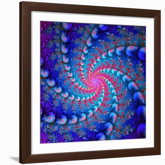 Julia Fractal-Laguna Design-Framed Photographic Print