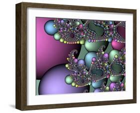 Julia Fractal-Victor Habbick-Framed Photographic Print