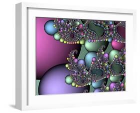 Julia Fractal-Victor Habbick-Framed Photographic Print