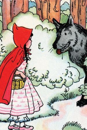 Little Red Riding Hood Meets the Wolf