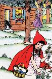 Little Red Riding Hood Picks Flowers-Julia Letheld Hahn-Art Print