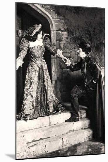 Julia Neilson and Fred Terry in a Scene from Dorothy O' the Hall, Early 20th Century-Ellis & Walery-Mounted Giclee Print