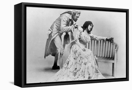 Julia Neilson and Fred Terry in the Scarlet Pimpernel, C1905-Ellis & Walery-Framed Stretched Canvas