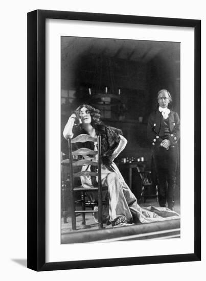 Julia Neilson and Horace Hodges in the Scarlet Pimpernel, C1905-Ellis & Walery-Framed Giclee Print