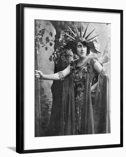 Julia Neilson in the Roll of Oberon, in Shakespeare's a Midsummer Night's Dream-null-Framed Photographic Print