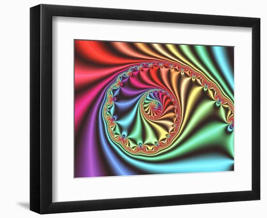 Julia Set Fractal-PASIEKA-Framed Premium Photographic Print