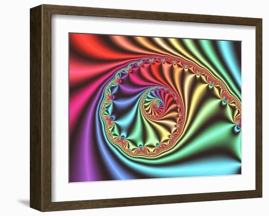 Julia Set Fractal-PASIEKA-Framed Photographic Print