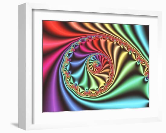 Julia Set Fractal-PASIEKA-Framed Photographic Print