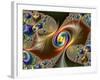 Julia-Set Fractal-null-Framed Photographic Print