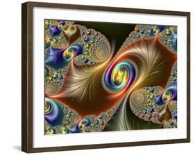 Julia-Set Fractal-null-Framed Photographic Print