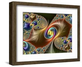 Julia-Set Fractal-null-Framed Photographic Print