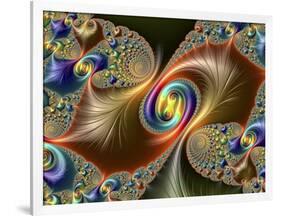 Julia-Set Fractal-null-Framed Photographic Print