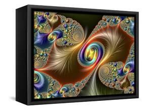 Julia-Set Fractal-null-Framed Stretched Canvas