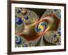 Julia-Set Fractal-null-Framed Photographic Print