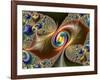 Julia-Set Fractal-null-Framed Photographic Print