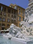 Fountain in Piazza Della Rotonda Outside Pantheon, Rome, Lazio, Italy, Europe-Julia Thorne-Photographic Print