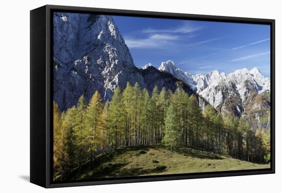 Julian Alps, Slovenia-David Baker-Framed Stretched Canvas