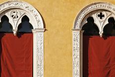 Window Detail of Palazzo Municipale (Town Hall) Ferrara Emilia-Romagna Italy-Julian Castle-Photo