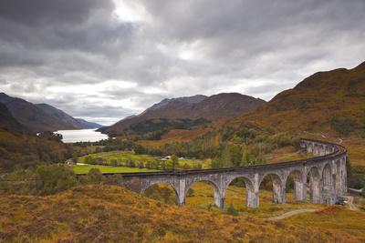 The Magnificent Glenfinnan Viaduct in the Scottish Highlands, Argyll and Bute, Scotland, UK