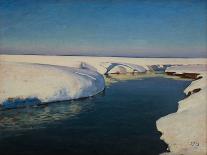 Winter in Osieku, C.1920-Julian Falat-Stretched Canvas
