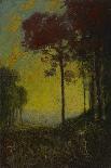 Autumn Sunset, 1908 (Oil on Wood)-Julian Onderdonk-Giclee Print