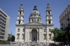 Deak Ferenc Square with the Former Anker Palace, Budapest, Hungary, Europe-Julian Pottage-Photographic Print