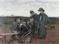 Union Vanguard, 1889-Julian Scott-Framed Giclee Print