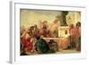 Julian the Apostate (Ad 331-363) Presiding at a Conference of Sectarians, 1875-Edward Armitage-Framed Giclee Print