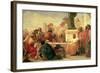 Julian the Apostate (Ad 331-363) Presiding at a Conference of Sectarians, 1875-Edward Armitage-Framed Giclee Print