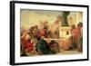 Julian the Apostate (Ad 331-363) Presiding at a Conference of Sectarians, 1875-Edward Armitage-Framed Giclee Print