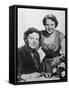 Juliana Queen of Holland Queen of Holland with Her Daughter Beatrix in 1956-null-Framed Stretched Canvas