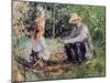 Julie and Eugene Manet, 1883-Morisot-Mounted Giclee Print