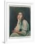 Julie Daydreaming, 1894 (Oil on Canvas)-Berthe Morisot-Framed Giclee Print