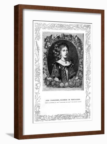 Julie Duchess Montausier-null-Framed Art Print