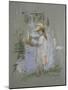 Julie in Pink by the Lakeside-Berthe Morisot-Mounted Giclee Print