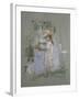 Julie in Pink by the Lakeside-Berthe Morisot-Framed Giclee Print