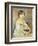 Julie Manet with Cat, 1887-Pierre-Auguste Renoir-Framed Giclee Print