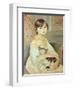 Julie Manet with Cat, 1887-Pierre-Auguste Renoir-Framed Giclee Print