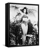 Julie Newmar-null-Framed Stretched Canvas