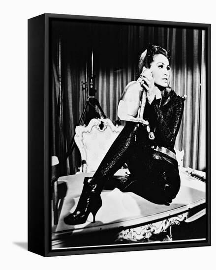 Julie Newmar-null-Framed Stretched Canvas