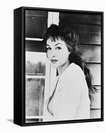 Julie Newmar-null-Framed Stretched Canvas