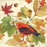 Flora & Tanager II-Julie Paton-Art Print