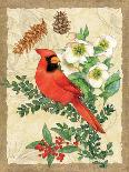 Holiday Cardinal-Julie Paton-Art Print