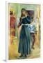 Julie Playing Violin-Berthe Morisot-Framed Art Print