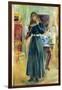 Julie Playing Violin-Berthe Morisot-Framed Art Print