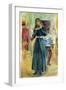 Julie Playing Violin-Berthe Morisot-Framed Art Print