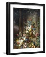 Julie's Tomb, c.1803-Jan Frans van Dael-Framed Giclee Print