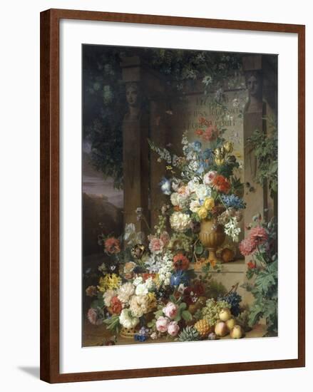 Julie's Tomb, c.1803-Jan Frans van Dael-Framed Giclee Print