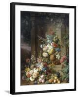 Julie's Tomb, c.1803-Jan Frans van Dael-Framed Giclee Print