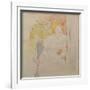 Julie Seated-Berthe Morisot-Framed Giclee Print